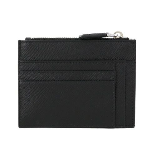 プラダ カードケース コインケース メンズ サフィアーノトライアングル カードケース ブラック PRADA 2MC067 QHH F0002 NERO