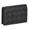 ボッテガヴェネタ カードケース 名刺入れ メンズ イントレチャート ブラック BOTTEGA VENETA 593115 V3UH2 8803