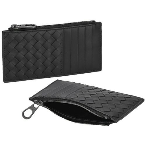 ボッテガヴェネタ コインケース フラグメントケース メンズ イントレチャート ブラック BOTTEGA VENETA 566430 V47W1 1275