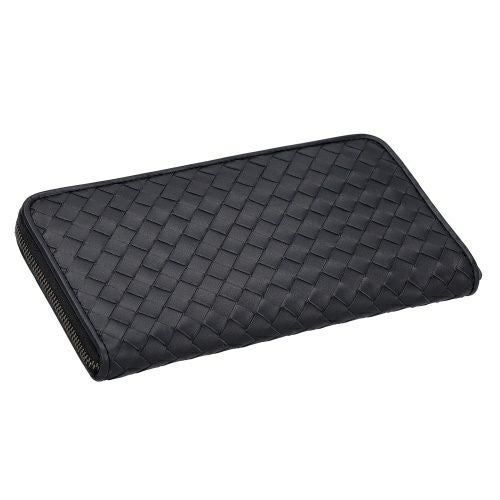 ボッテガヴェネタ 長財布 メンズ イントレチャート ネイビー BOTTEGA