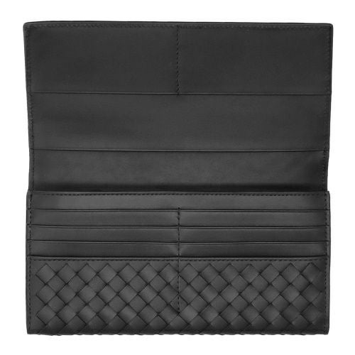 ボッテガヴェネタ 長財布 メンズ イントレチャート ブラック BOTTEGA