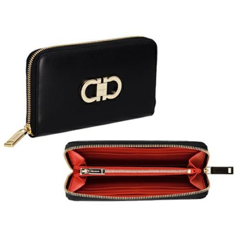 フェラガモ 長財布 レディース ブラック FERRAGAMO 220626 NERO
