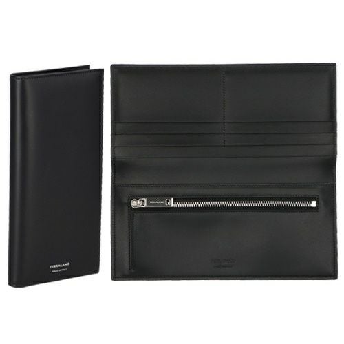 フェラガモ 長財布 メンズ ブラック FERRAGAMO 661331 NERO | GINZA