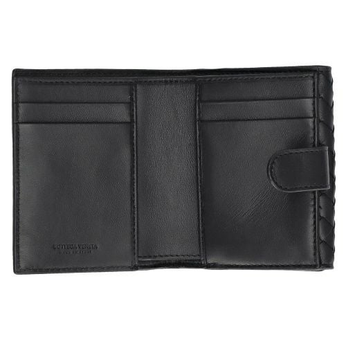 ボッテガヴェネタ 二つ折り財布 メンズ イントレチャート ブラック