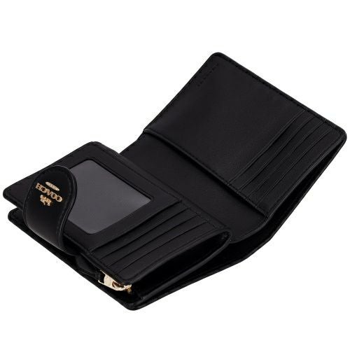 コーチ アウトレット 二つ折り財布 レディース シグネチャー ブラウン