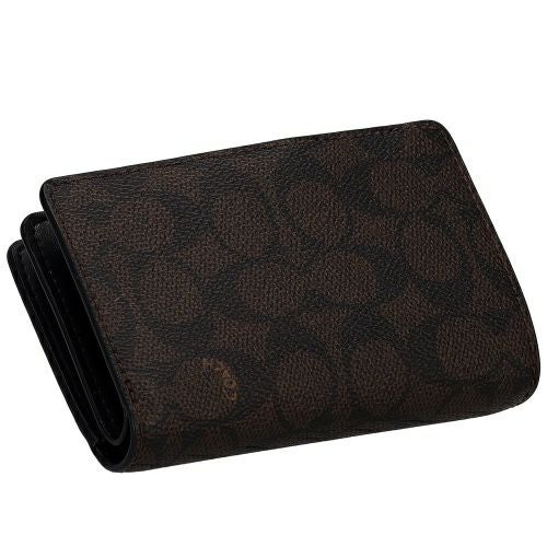 コーチ アウトレット 二つ折り財布 レディース シグネチャー ブラウン COACH OUTLET CW786 IMXAQ タン/ブラック