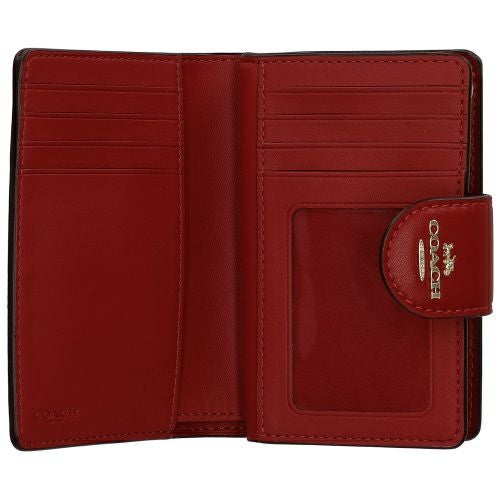 コーチ アウトレット 二つ折り財布 レディース シグネチャー ブラウン