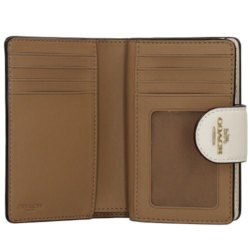 コーチ アウトレット 二つ折り財布 レディース シグネチャー ベージュ COACH OUTLET CW786 IMXDM サンド/チョーク