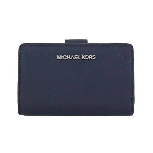 マイケルコース 二つ折り財布 レディース JET SET TRAVEL ネイビー MICHAEL KORS 35R4STVF6L NAVY