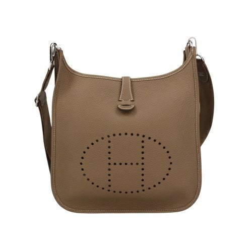 エルメス エブリンIII PM エトゥープ シルバー金具 W刻印 ショルダーバッグ レディース ブラウン HERMES Evelyne3 PM