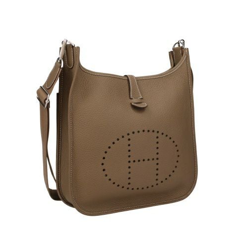 エルメス エブリンIII PM エトゥープ シルバー金具 W刻印 ショルダーバッグ レディース ブラウン HERMES Evelyne3 PM