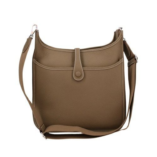 エルメス エブリンIII PM エトゥープ シルバー金具 W刻印 ショルダーバッグ レディース ブラウン HERMES Evelyne3 PM