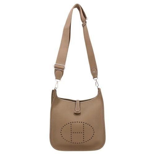 エルメス エブリンIII PM エトゥープ シルバー金具 W刻印 ショルダーバッグ レディース ブラウン HERMES Evelyne3 PM