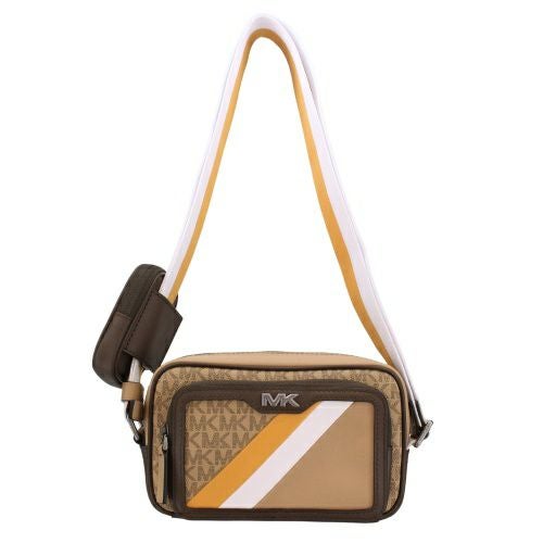 マイケルコース ショルダーバッグ メンズ リビングトン ストライプ