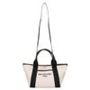 バレンシアガ トートバッグ ハンドバッグ レディース ビアリッツ スモール トートバッグ Biarritz ホワイト BALENCIAGA 805118 2ABBN 9260 BEIGE/BLACK
