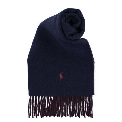 ポロ ラルフローレン マフラー メンズ レディース ネイビー POLO
