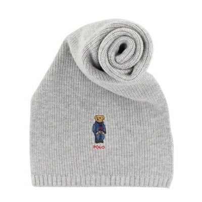 ポロ ラルフローレン マフラー メンズ レディース グレー POLO 