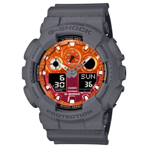 カシオ 腕時計 メンズ Gショック CASIO GA-100FL-8AJF G-SHOCK | GINZA