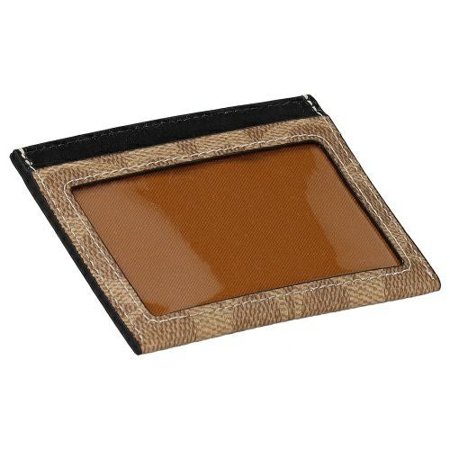 コーチ アウトレット カードケース メンズ シグネチャー ブラウン COACH OUTLET CW366 NRX