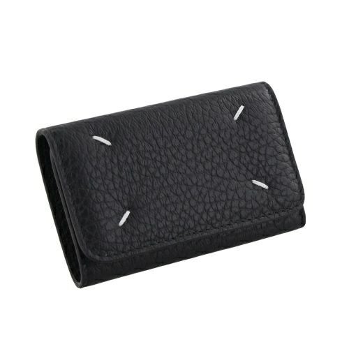 メゾンマルジェラ キーケース レディース 4ステッチ ブラック Maison