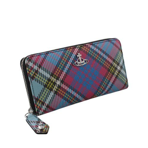 ヴィヴィアンウエストウッド 長財布 レディース BIOGREEN SAFFIANO マルチカラー Vivienne Westwood 51050023 O102 MacAndy Tartan