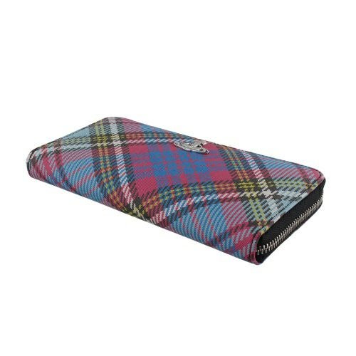 ヴィヴィアンウエストウッド 長財布 レディース BIOGREEN SAFFIANO マルチカラー Vivienne Westwood 51050023 O102 MacAndy Tartan