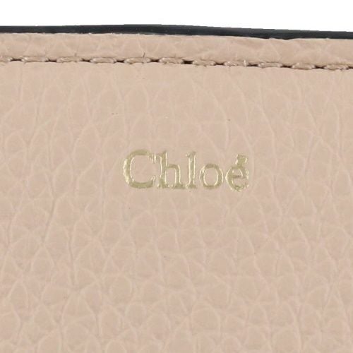 クロエ 二つ折り財布 レディース クロエ アルファベット コンパクトウォレット ALPHABET COMPACT WALLET ベージュ CHLOE CHC22WP765 F57 6J5 CEMENT PINK