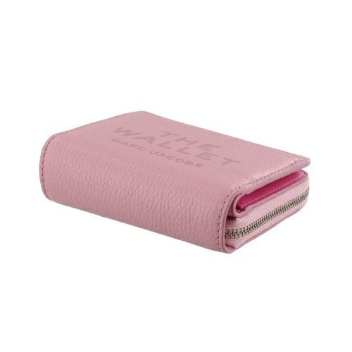 マークジェイコブス 二つ折り財布 レディース ザ レザー コンパクト ウォレット ミニ ピンク Marc Jacobs 2R3SMP044S10 669 RIBBON PINK