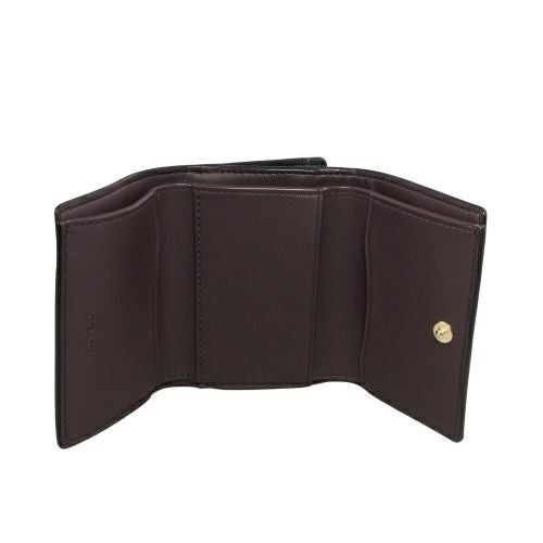 コーチ アウトレット 三つ折り財布 レディース マイクロ ウォレット・シグネチャー キャンバス ブラック COACH OUTLET CW804 IMXAQ