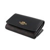 コーチ アウトレット 三つ折り財布 レディース マイクロ ウォレット・シグネチャー キャンバス ブラック COACH OUTLET CW804 IMXAQ