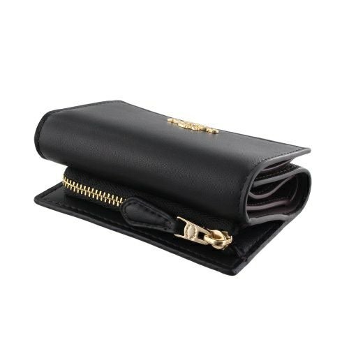 コーチ アウトレット 三つ折り財布 レディース マイクロ ウォレット・シグネチャー キャンバス ブラック COACH OUTLET CW804 IMXAQ