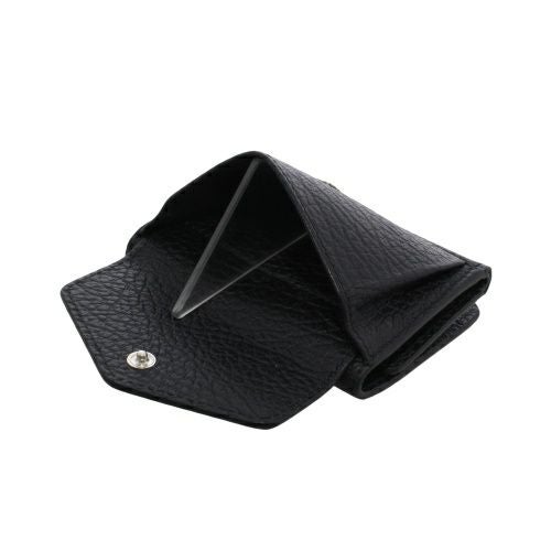 【新品】Maison Margiela 三つ折り財布 ブラック メゾンマルジェラ 三つ折り財布 レディース ブラック Maison Margiela