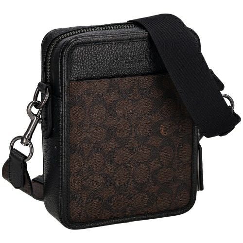 ✨美品✨ コーチ ショルダーバッグ シグネチャー　Cパッチ　PVC×レザー 極美品】COACH コーチ ショルダーバッグ 斜めがけ シグネチャー PVC