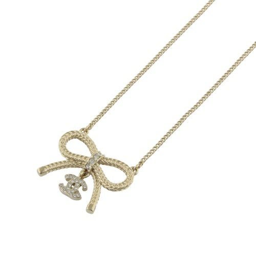 シャネル ネックレス レディース シャンパンゴールド CHANEL ABE650