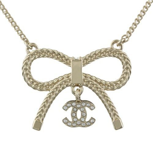 シャネル ネックレス レディース シャンパンゴールド CHANEL ABE650