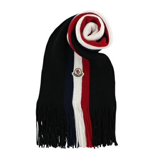 モンクレール マフラー メンズ ブラック MONCLER J2091 3C00019 A9575