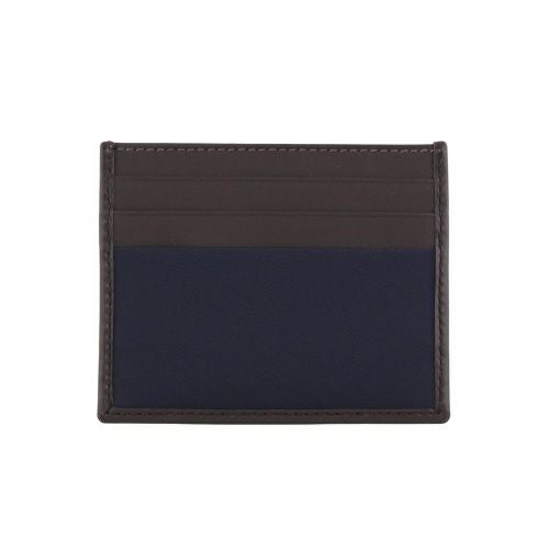 プラダ カードケース メンズ トライアングルロゴ ネイビー PRADA 2MC025 384 F0C1B BLU+CAFFE