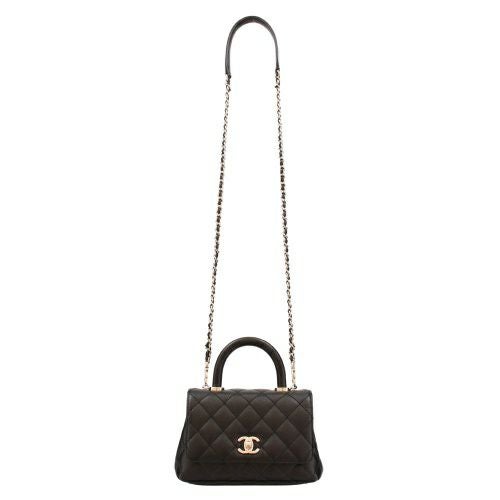 シャネル ハンドバッグ ショルダーバッグ レディース ココマーク ブラック CHANEL AS2215 B05061 94305 ブラック