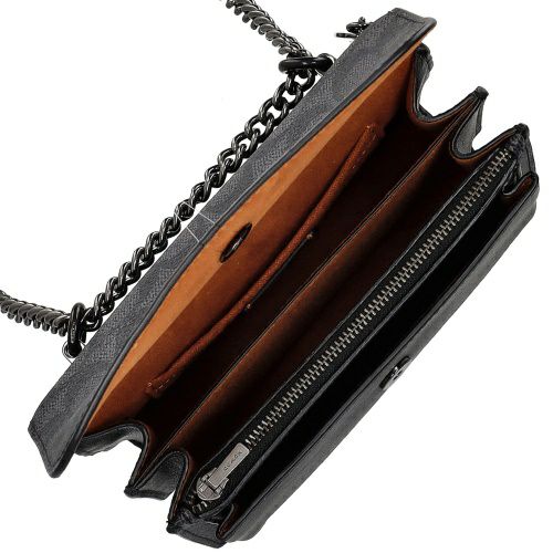 コーチ アウトレット ショルダーバッグ レディース ミニ クレア シグネチャー ブラック COACH OUTLET CW206 QBMI5 チャコール ブラック