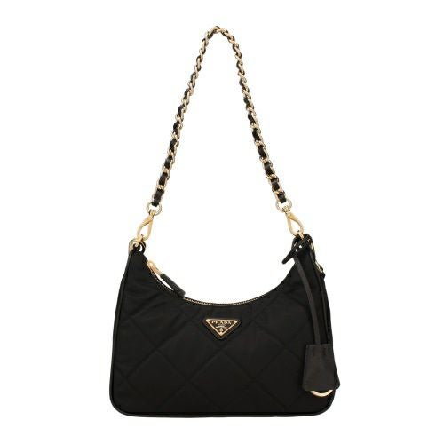 プラダ ショルダーバッグ レディース Re-Nylon xブラッシュドレザー