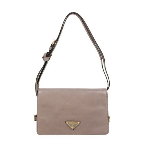 プラダ ショルダーバッグ レディース トライアングルロゴ グレー PRADA