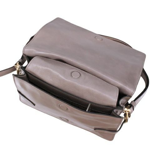 プラダ ショルダーバッグ レディース トライアングルロゴ グレー PRADA