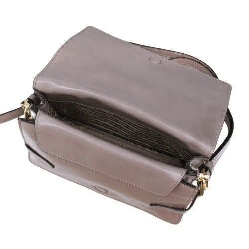 プラダ ショルダーバッグ レディース トライアングルロゴ グレー PRADA