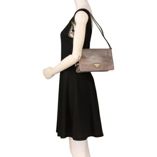 プラダ PRADA ボディーバッグ プラダ ショルダーバッグ レディース トライアングルロゴ グレー PRADA