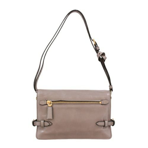 プラダ ショルダーバッグ レディース トライアングルロゴ グレー PRADA