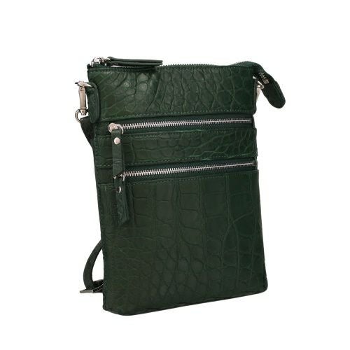 ロダニア ショルダーバッグ レディース クロコダイル グリーン RODANIA RDOC10290CGN キプロス