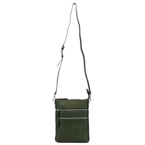 ロダニア ショルダーバッグ レディース クロコダイル グリーン RODANIA RDOC10290CGN キプロス