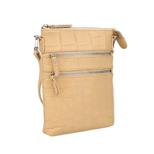 ロダニア ショルダーバッグ レディース クロコダイル ベージュ RODANIA RDOC10290OX オリックス