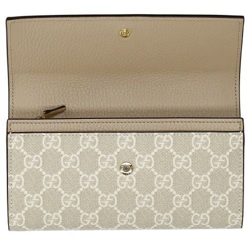 グッチ 長財布 レディース ダブルG バイカラー コンチネンタル