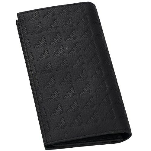 エンポリオアルマーニ 長財布 メンズ ブラック EMPORIO ARMANI Y4R624
